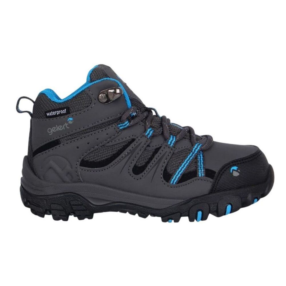 Gelert Childrens/Kids Horizon Waterproof Mid Cut Walking Boots / Charcoal/Blue